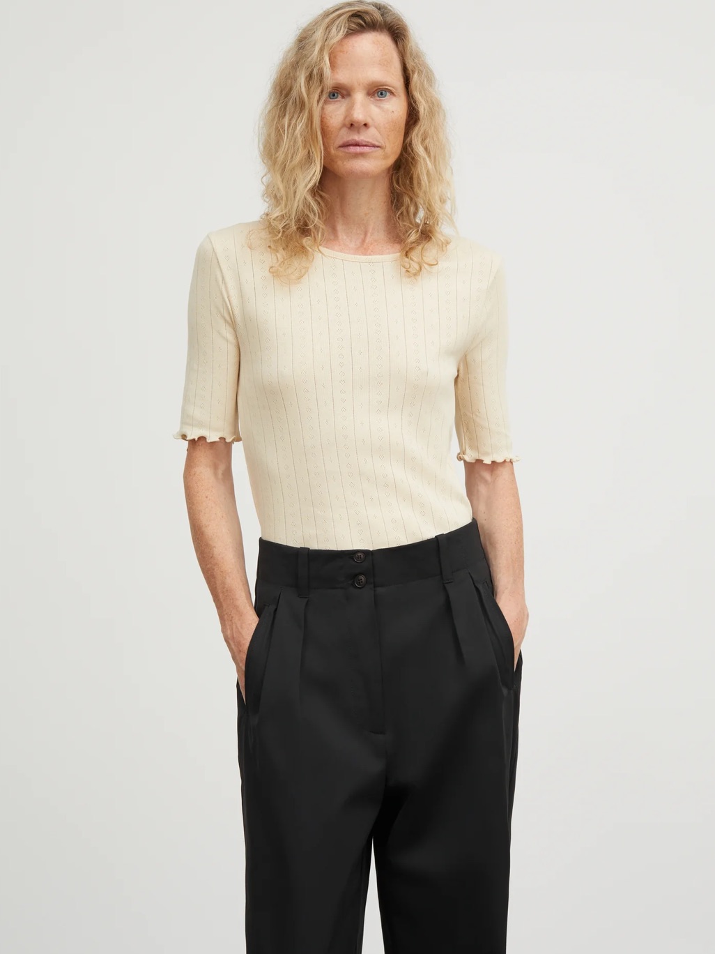 Nwt Skall Studio Edie Tee In Light Beige Size Xs — image 2 of 8